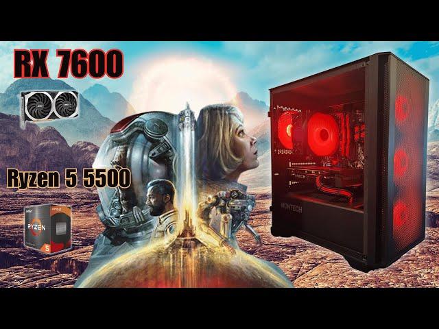 RX 7600 / Ryzen 5 5500 - Custom Gaming PC: 1080p Benchmarks