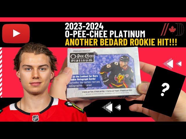 2023-24 O-Pee-Chee Platinum: ANOTHER BEDARD ROOKIE HIT!