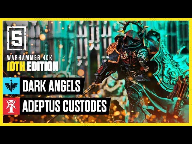 Dark Angels vs Adeptus Custodes | Warhammer 40k Battle Report