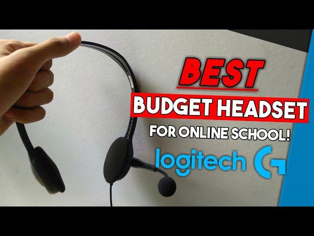 Best Budget Headset for Online Classes! - Logitech H111 Review (w/ Mic Test!)