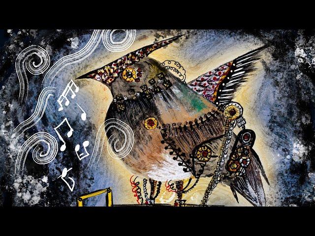 Timelapse - Painting a Steam Punk Nightingale