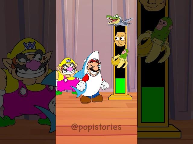 Perfect Transformation Challenge! Mario vs Wario With Peach | Mario