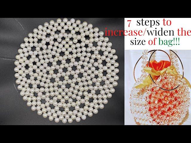 HOW TO INCREASE YOUR ROUND SHAPE FOR A BIGGER BAG// HOW TO EXTEND/ENLARGE YOUR SIZE FOR A BIGGER BAG