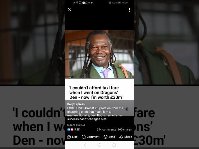 I couldn't afford taxi fare when I went on dragon.