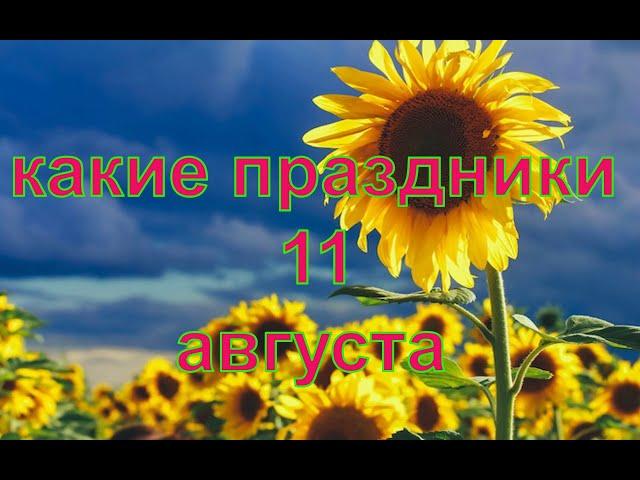 какой сегодня праздник? \ 11 августа \ праздник каждый день \ праздник к нам приходит \ есть повод