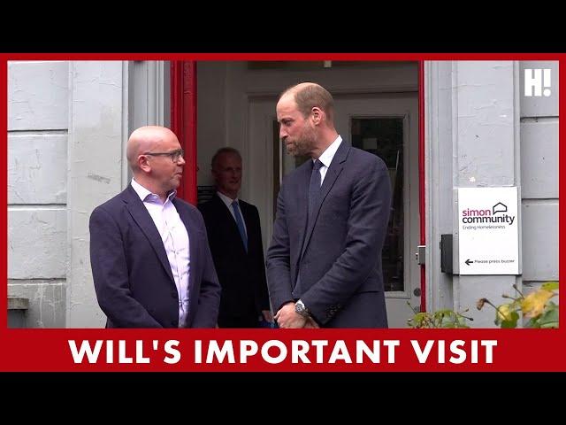 Prince William's personal visit to Homelessness charity | HELLO!