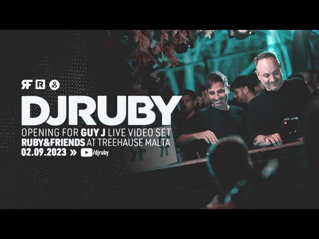 DJ Ruby Opening For Guy J - Live Video Set at Ruby&friends, Treehaus Malta, 02.09.23