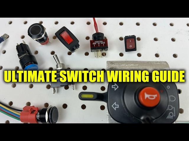 How to Wire 12v Switches LED Halo Toggle Rocker Combination FOR BEGINNERS!