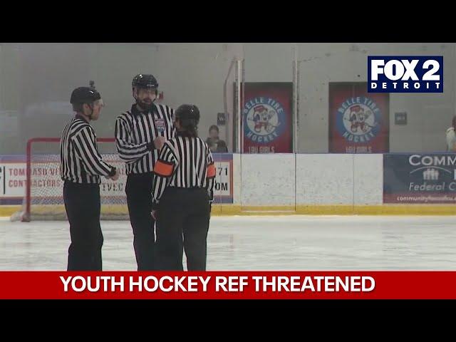 Youth hockey ref says coach threatened to assault him