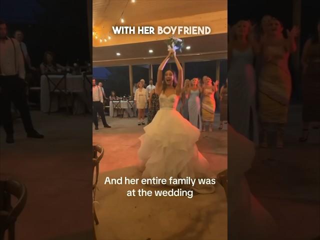 This bride shocked everyone at the wedding 