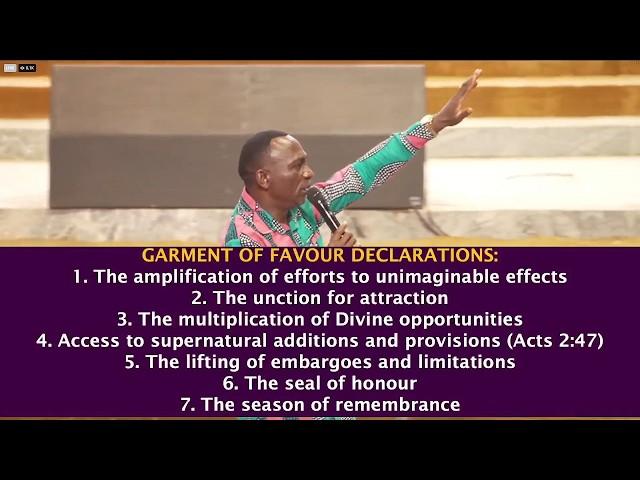 MAY GARMENT OF FAVOUR PROPHETIC DECLARATIONS at Commanding The Day on 23rd May 2025