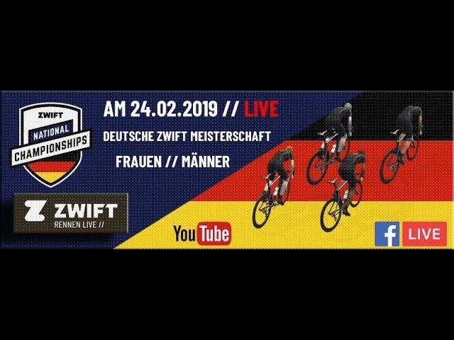 GERMANY NATIONAL CHAMPIONSHIP 2019 // WATOPIA FIGURE 8 // 2 LAPS // 59KM