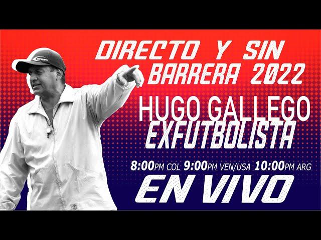 HUGO GALLEGO  en Directo y Sin Barrera con los #NarradoresDeAmerica