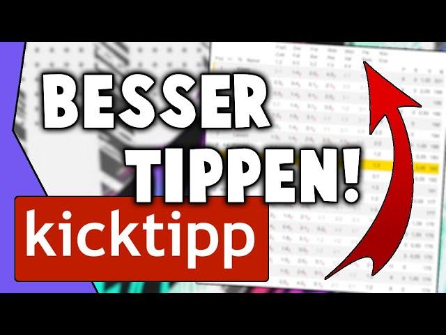 SO gewinnst DU das Tippspiel! Besser werden in TIPPKICK und co️[Tipps und Tricks]