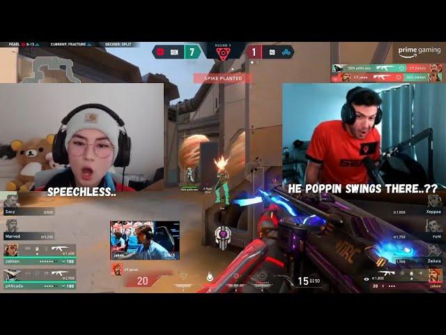 Kyedae & Tarik React to C9 Jakee's 1v2 POPPIN Swing Clutch Vs SEN