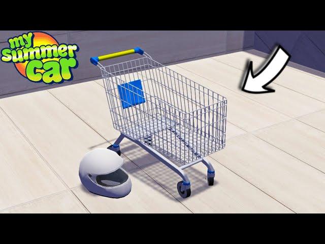 NEW DRIVABLE SHOPPING CART - FASTEST VEHICLE IN PERAJARVI | My Summer Car Mod #80