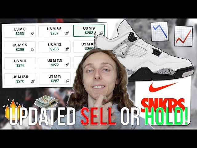 JUST DROPPED! UPDATED SELL OR HOLD AIR JORDAN 4 "WHITE CEMENT" 2025 RESELL PREDICTION! (Worth It?)