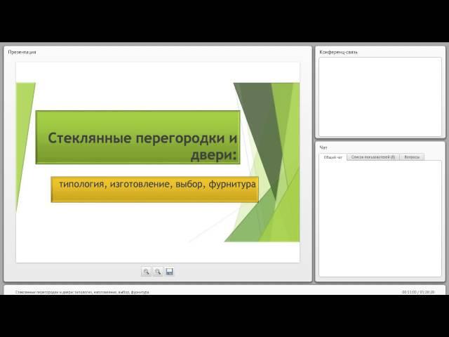 Стеклянные перегородки и двери