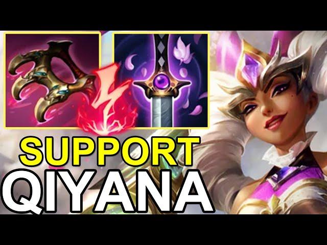 LOL CN BEST QIYANA - Beifeng Support Qiyana Build Runes - Challenger Qiyana Gameplay S14.20