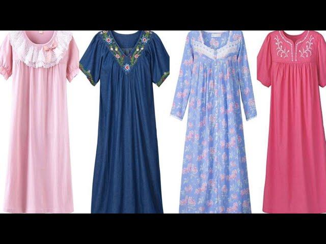 Very comfortable Beautiful Cotton Nightie Designs ideas