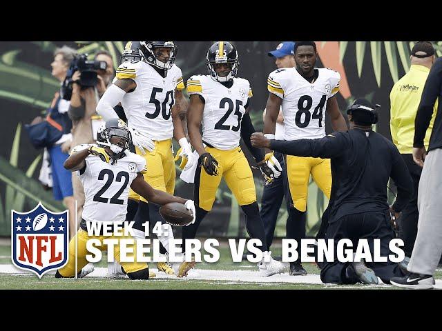 William Gay Gets Pick Six & Dances in Celebration | Steelers vs. Bengals | NFL