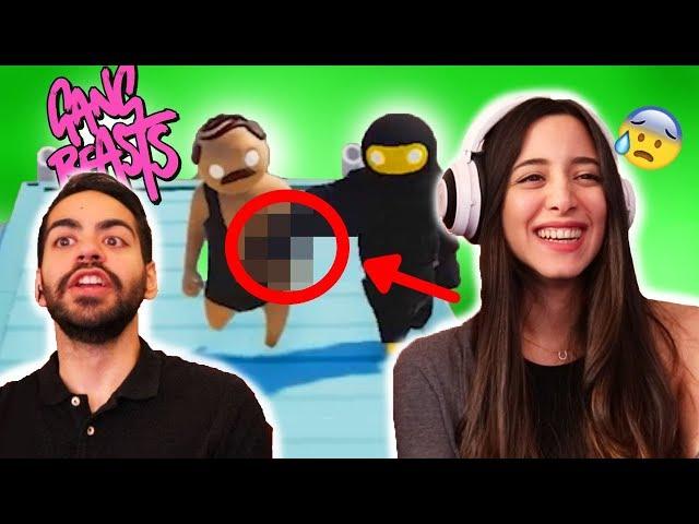 !! خنده دارترین بازی دو نفره دنیا   ||GANG BEASTS multiplayer