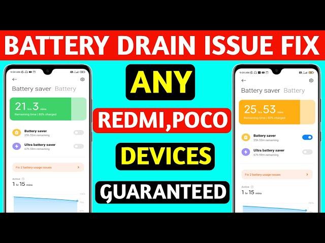 How To Fix Battery Drain Issue (GUARANTEED) ytr tech, mysterious tech g&t,tech office,utsav techie