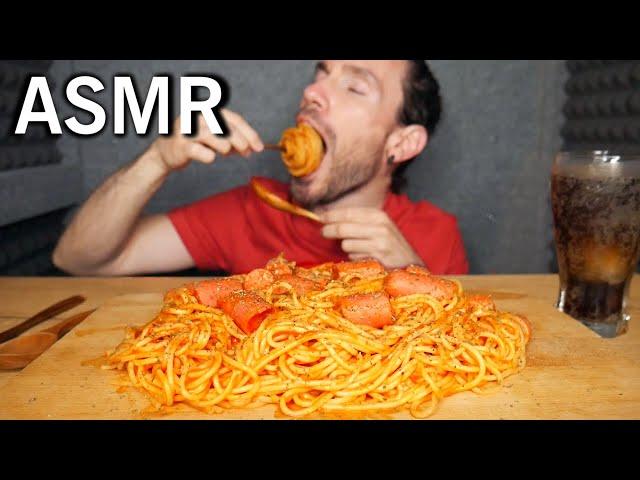 ASMR Eating Spaghetti with Sausages | Spanish | Iberian ASMR