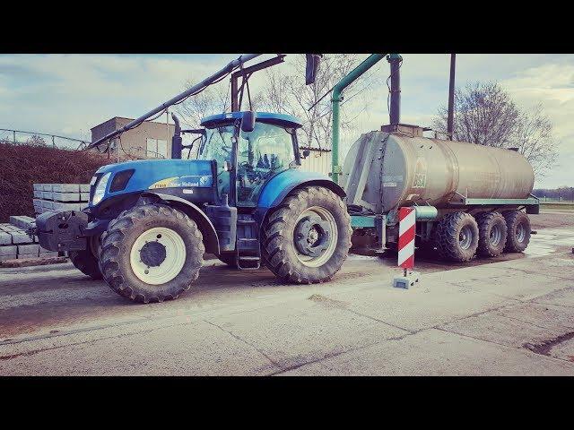 [CabView] Gülle fahren 2019 mit New Holland 7050 und Lomma 3 Achser