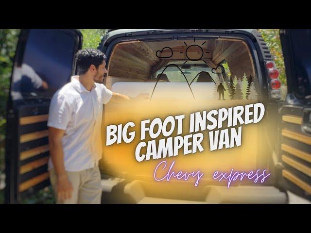 Tour of a converted chevy express van