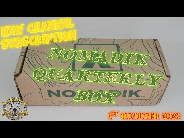 NEW CHANNEL SUBSCRIPTION! Nomadik Quarterly Box - 1st Quarter 2023 - VIEWER SUPPLIED!