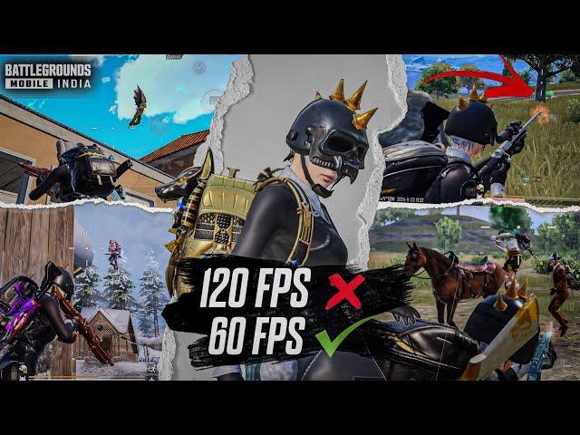 60 FPS is enough? in new winter mode 3.5 1v4 Clutches BGMI - PUBG Mobile