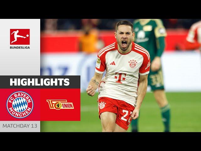 Guerreiro's Goal Makes The Difference! | Bayern München - Union Berlin | Highlights | Bundesliga