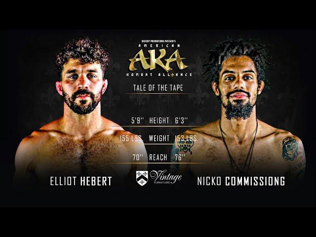 AKA 42 Bout 13 Nicko Commissiong vs Elliot Hebert