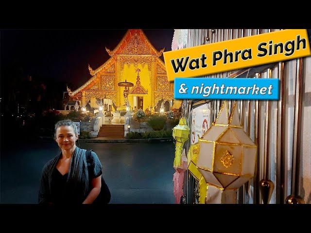 Wat Phra Singh - CHIANG MAI - Tha Pae Walking Street - #thailand