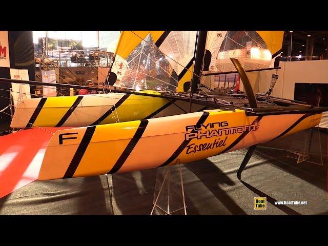 2017 Flying Phantom Essentiel Catamaran - Walkaround - 2016 Salon Nautique Paris