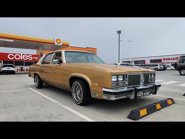 77 OLDSMOBILE REGENCY LOWRIDER ON 14's AUSTRALIA #lowriders #wirewheels #lowriding