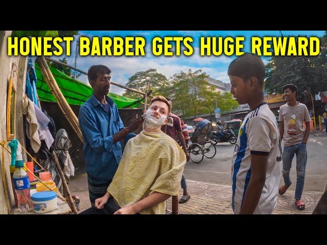 $200 Street Shave in Bangladesh 