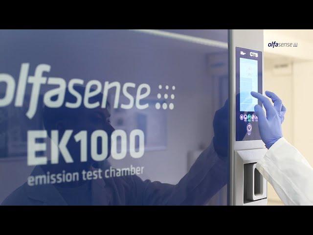 Working with the VOC emission test chamber EK1000