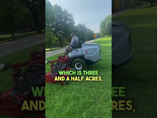 12 FEET of mowing PER pass! $80,000?! Price tag?!