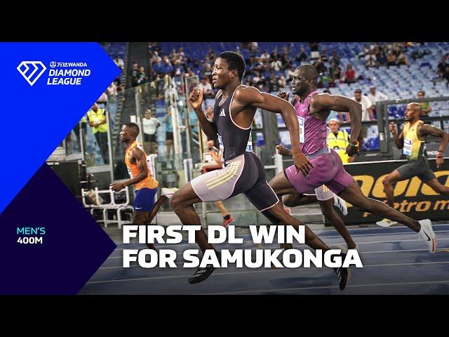 Zambia's Muzala Samukonga claims first Diamond League win in Rome 400m - Wanda Diamond League 2024