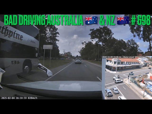 BAD DRIVING AUSTRALIA & NZ # 698...Bumper Bus 