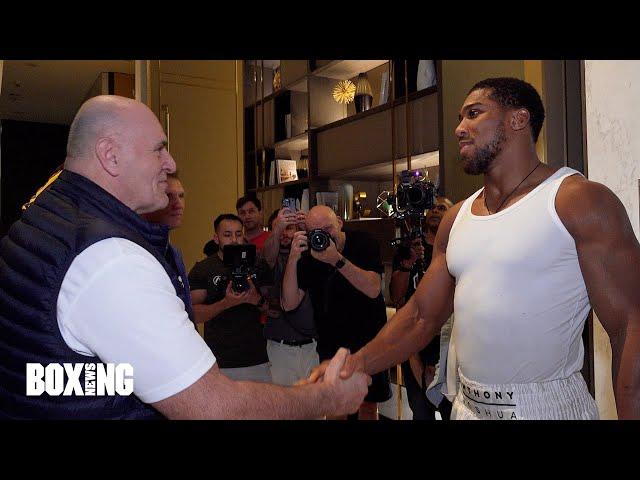 "I'm A Big Fan!" - Anthony Joshua & John Fury Cross Paths