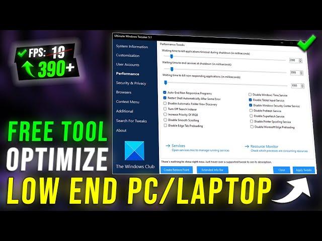FREE TOOL to Optimize Windows 10/11 for Ultimate Gaming & Performance!