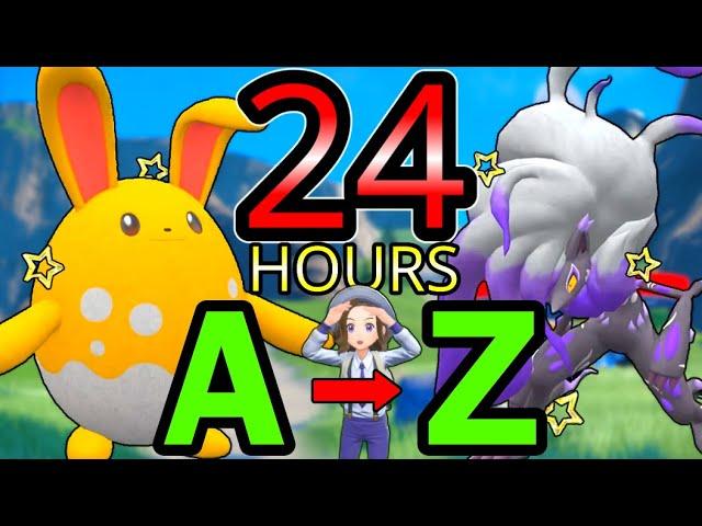 24 HOURS to catch the SHINY ALPHABET in Pokémon Scarlet & Violet