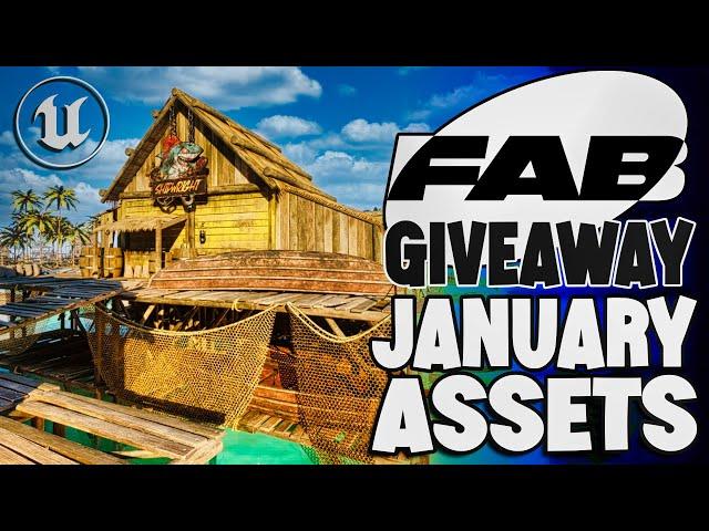 Fab January 2025 Free Assets + FINAL DAY To Get 17000+ AAA Assets FREE!