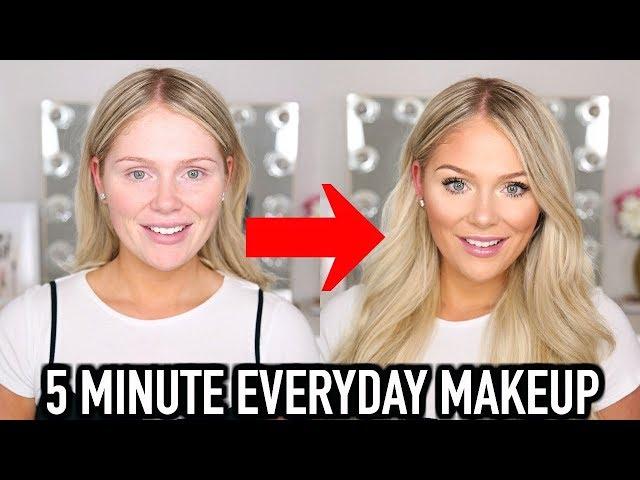 5 MINUTE EVERYDAY MAKEUP TRANSFORMATION | GET READY WITH ME