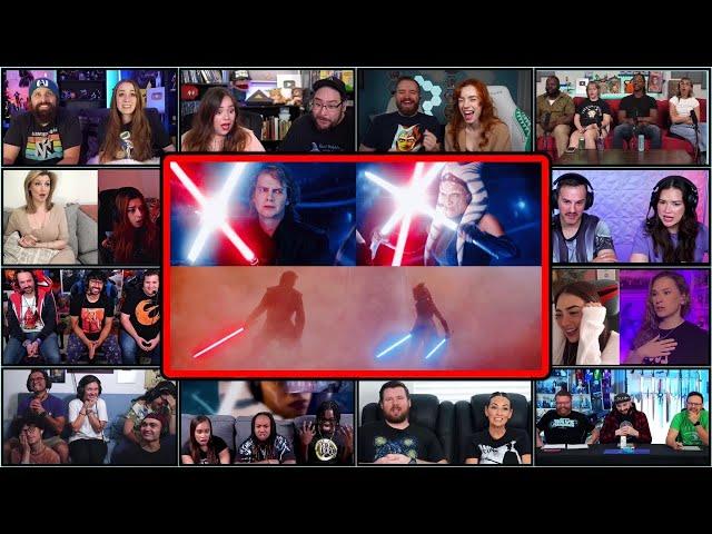 Star Wars Fans React To DARTH VADER ANAKIN VS AHSOKA | Ahsoka Ep 5 Darth Vader Fight Reaction Mashup