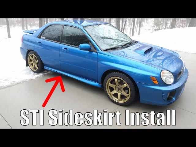 Subaru WRX sti side skirt install / removal - Boosted Films