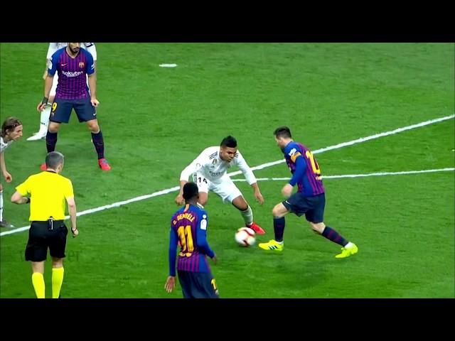 Lional Messi Destroying Real Madrid Defence! [1080p HD]